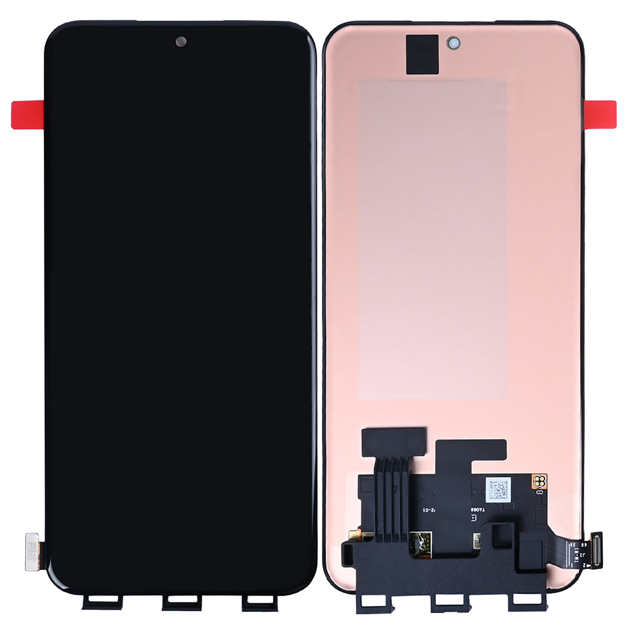 Oppo Reno13 Pro-scherm en digitizer zonder frame, zwart, OEM