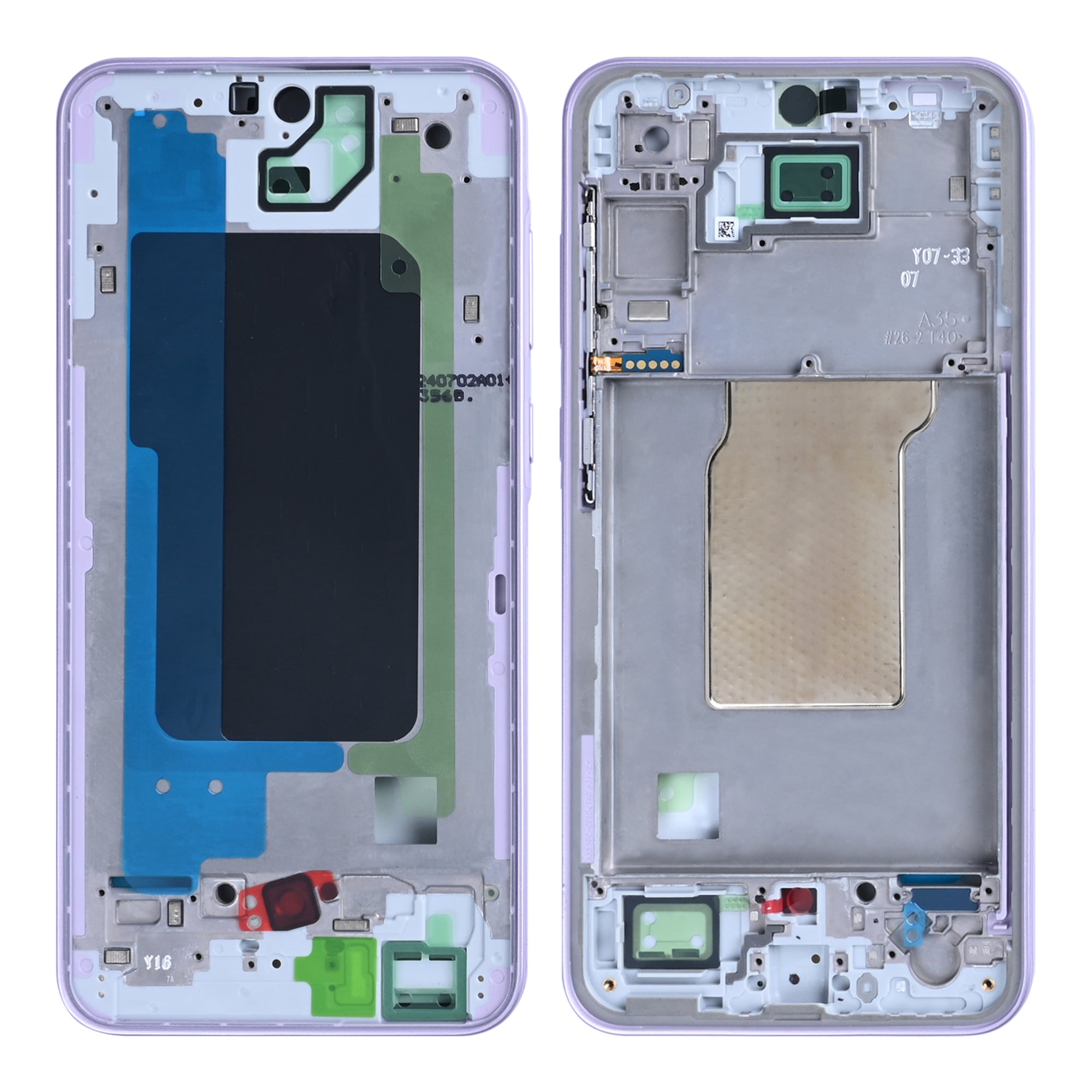 Samsung Galaxy A35 A356B Middenkader Lila Purper OEM