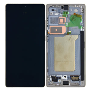 Samsung Galaxy S25 Ultra S938B Beeldscherm en Digitizer met Frame Titanium Zwart Service Pack