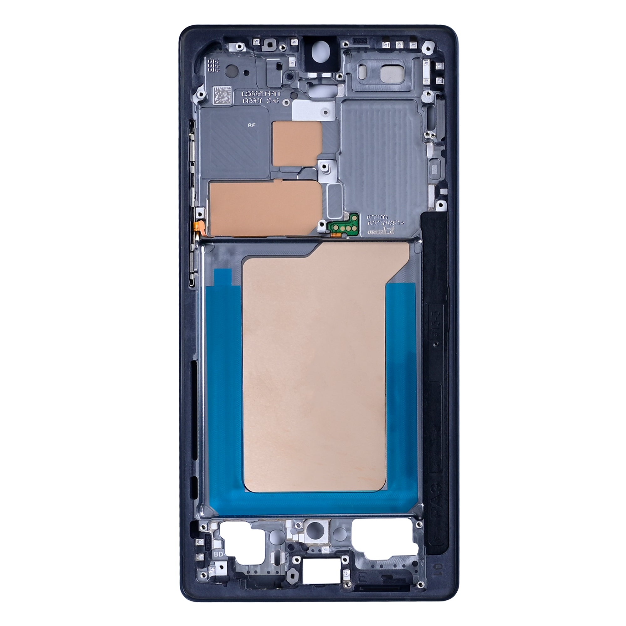 Samsung Galaxy S25 Ultra S938B Middenkader Titanium Zwart OEM