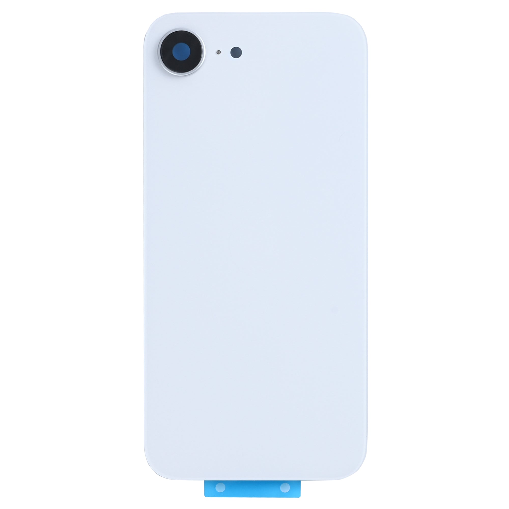For Apple 16e achterglas zonder NFC, vergroot cameraframe wit compatibel