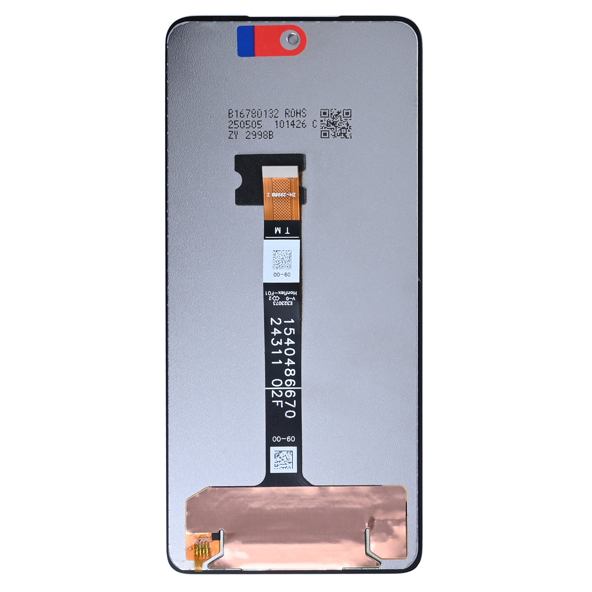 Motorola Moto G75-scherm en digitizer zonder frame, zwart, OEM