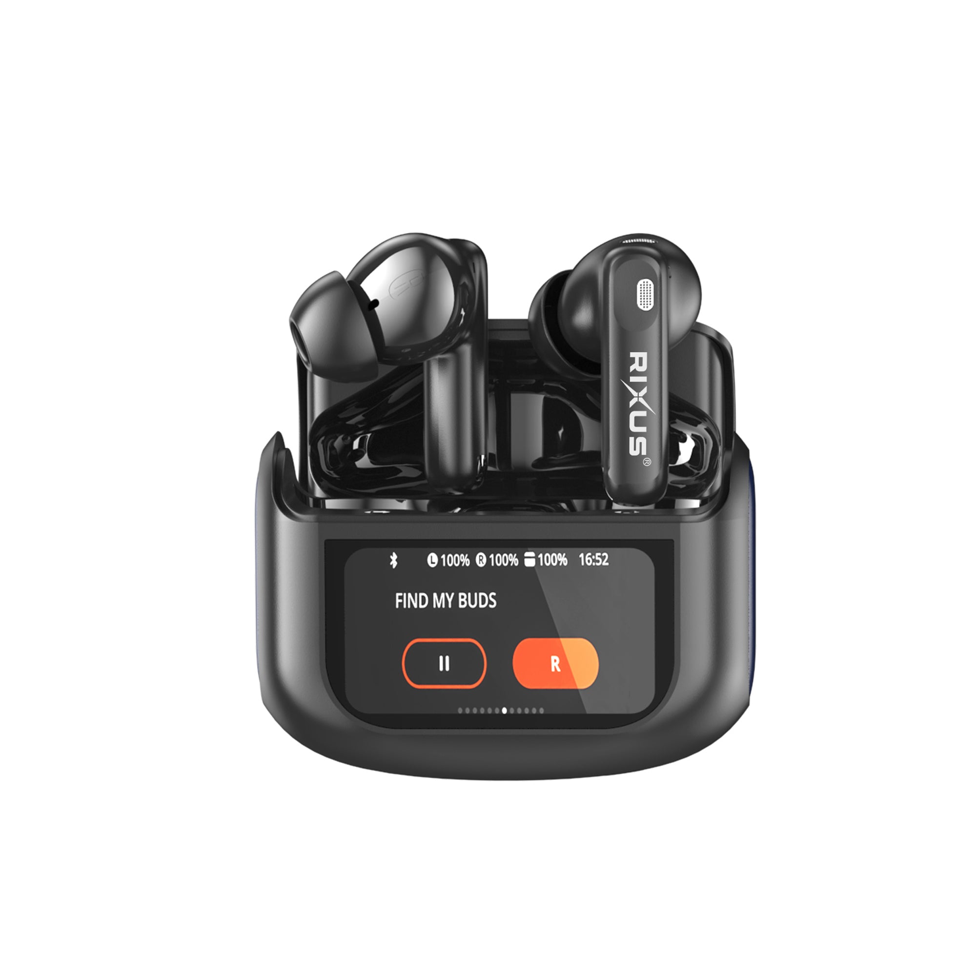 Rixus RXBH63B Draadloze oordopjes Touch Case Pro Zwart