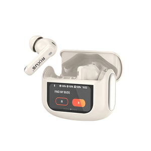 Rixus RXBH63C Draadloze oordopjes Touch Case Pro Beige