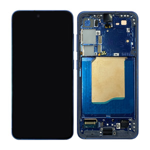 Samsung Galaxy S25 S931B Display And Digitizer With Frame Icy Blue Pre-Assembled