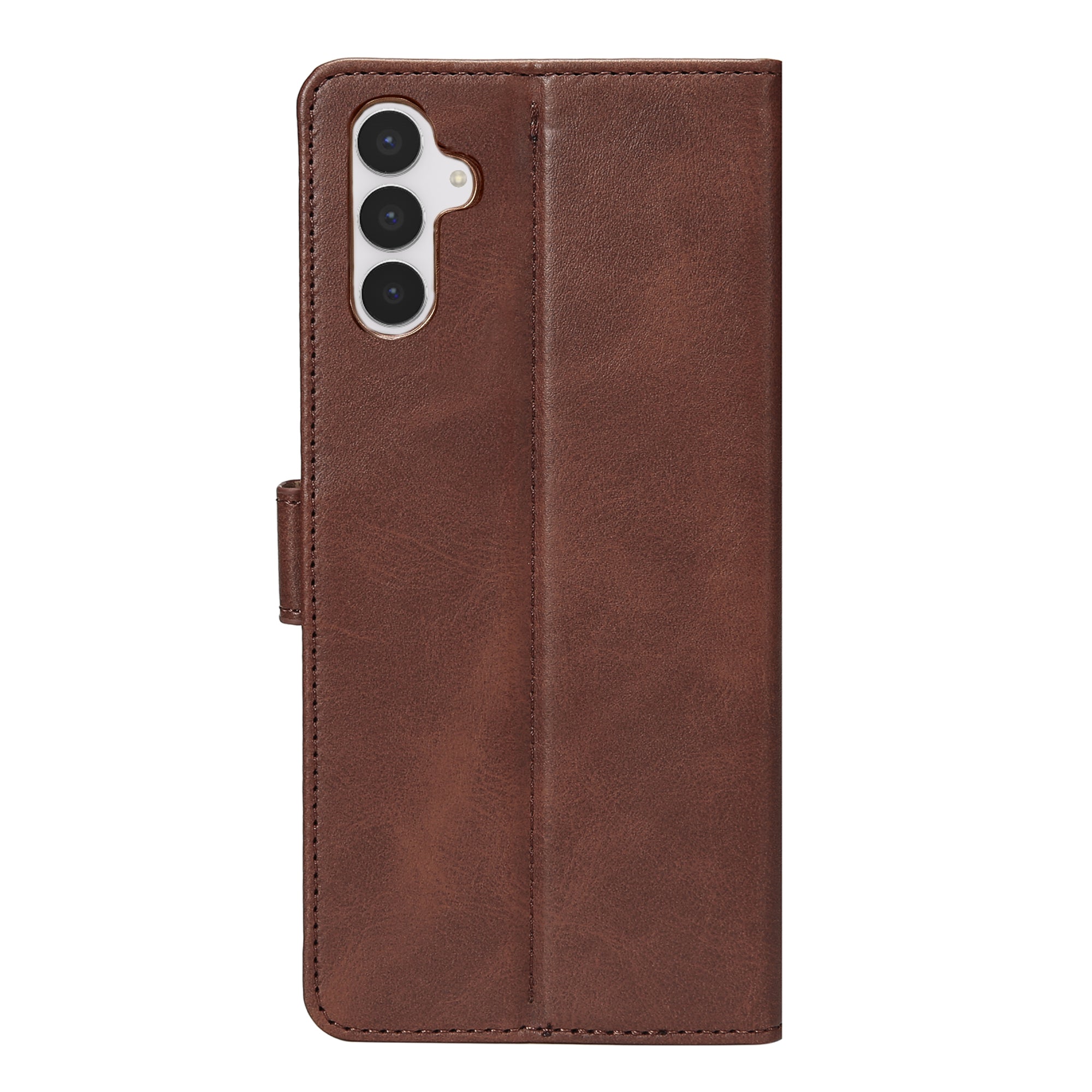 Rixus Boekenhoes Voor Samsung Galaxy S25 FE Bruin
