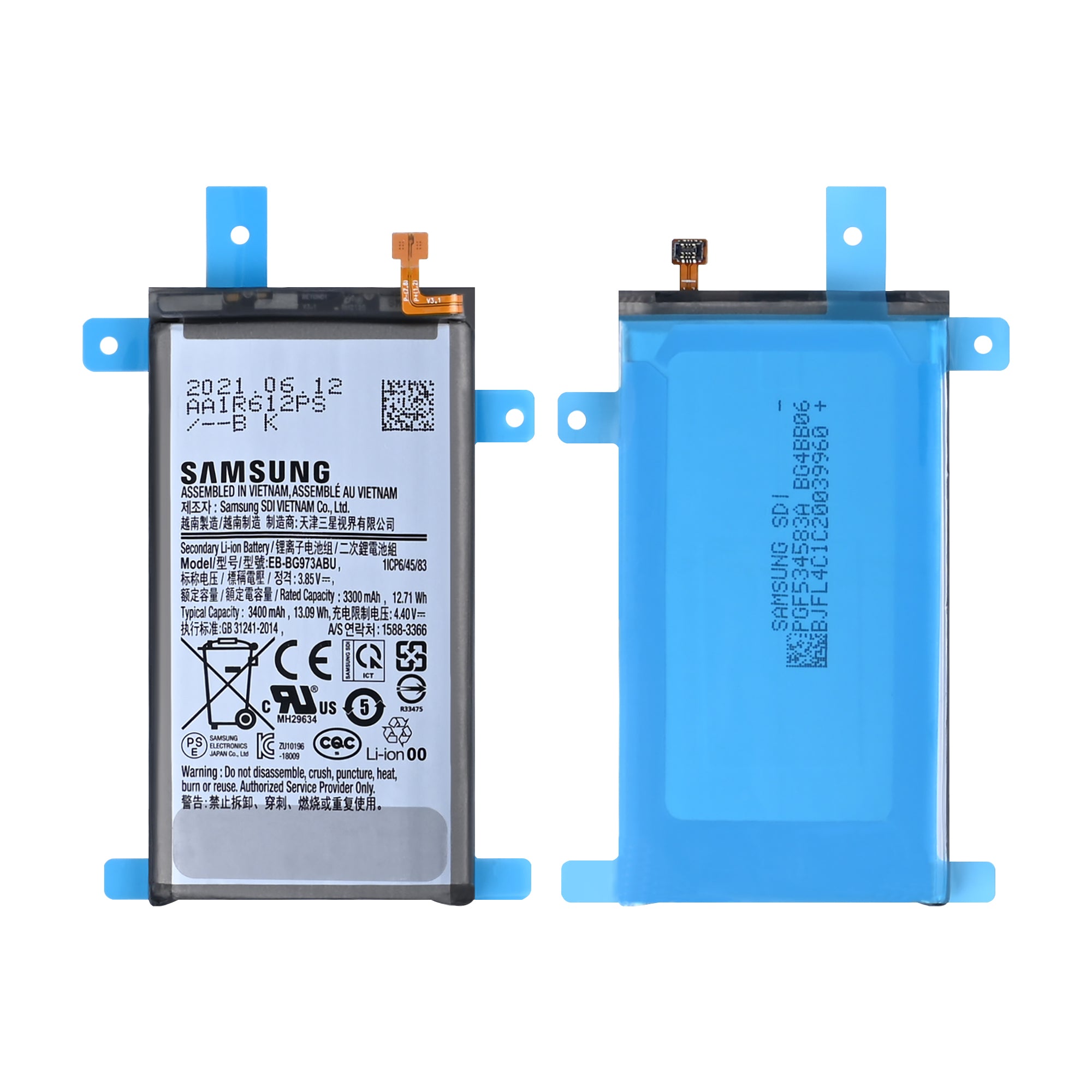 Samsung Galaxy S10 G973F Batterij EB-BG973ABU Origineel Bulk