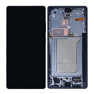 Samsung Galaxy S25 Ultra S938B Beeldscherm en Digitizer met Frame Titanium Jet Zwart Voorgemonteerd