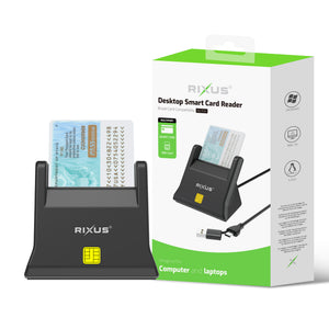 Rixus RXCR34 Desktop Smartcardlezer Zwart