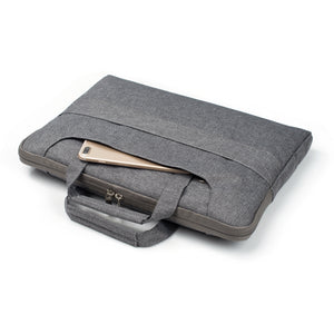 Laptophoes met schouderriem 13, 14,2 inch grijs