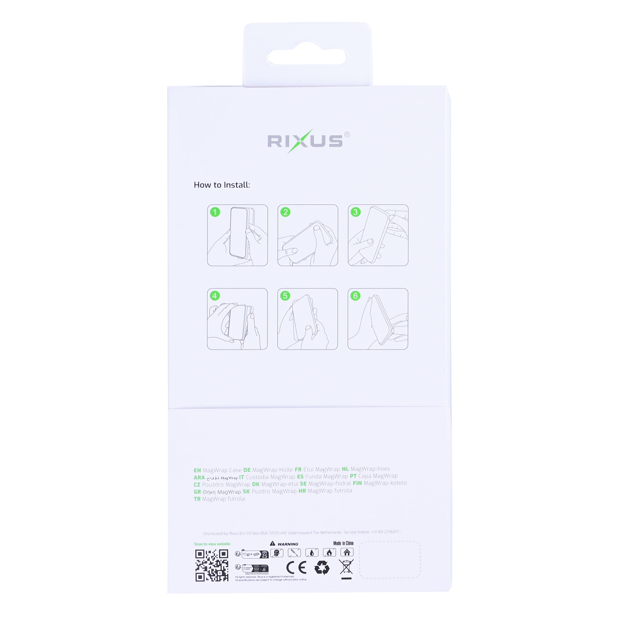 Rixus MagWrap Case For Apple iPhone 17 Pro Black