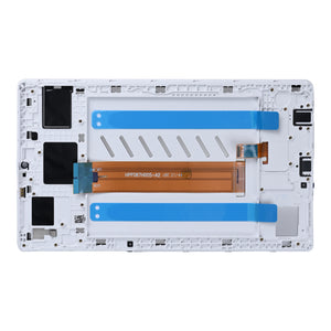 Samsung Galaxy Tab A7 Lite WiFi (2021) T220 scherm en Digitizer met frame zilver OEM