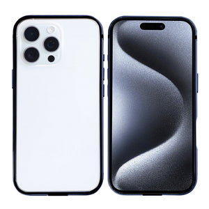 Rixus Crash Guard Case For Apple iPhone 15 Pro Max Blue Titanium