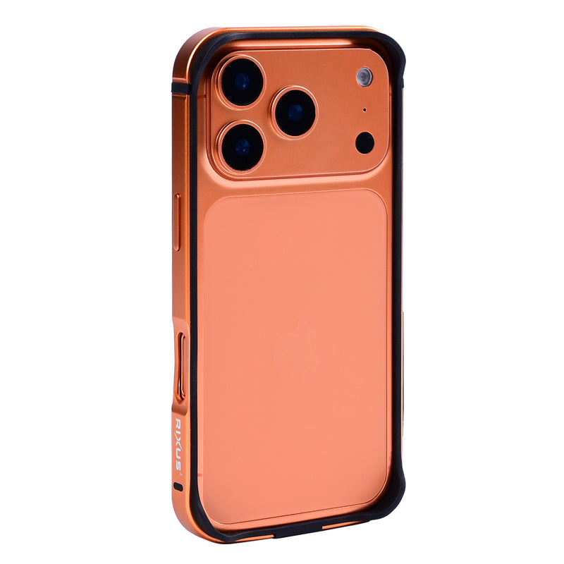 Rixus Crash Guard-hoesje For Apple 17 Pro Max Oranje