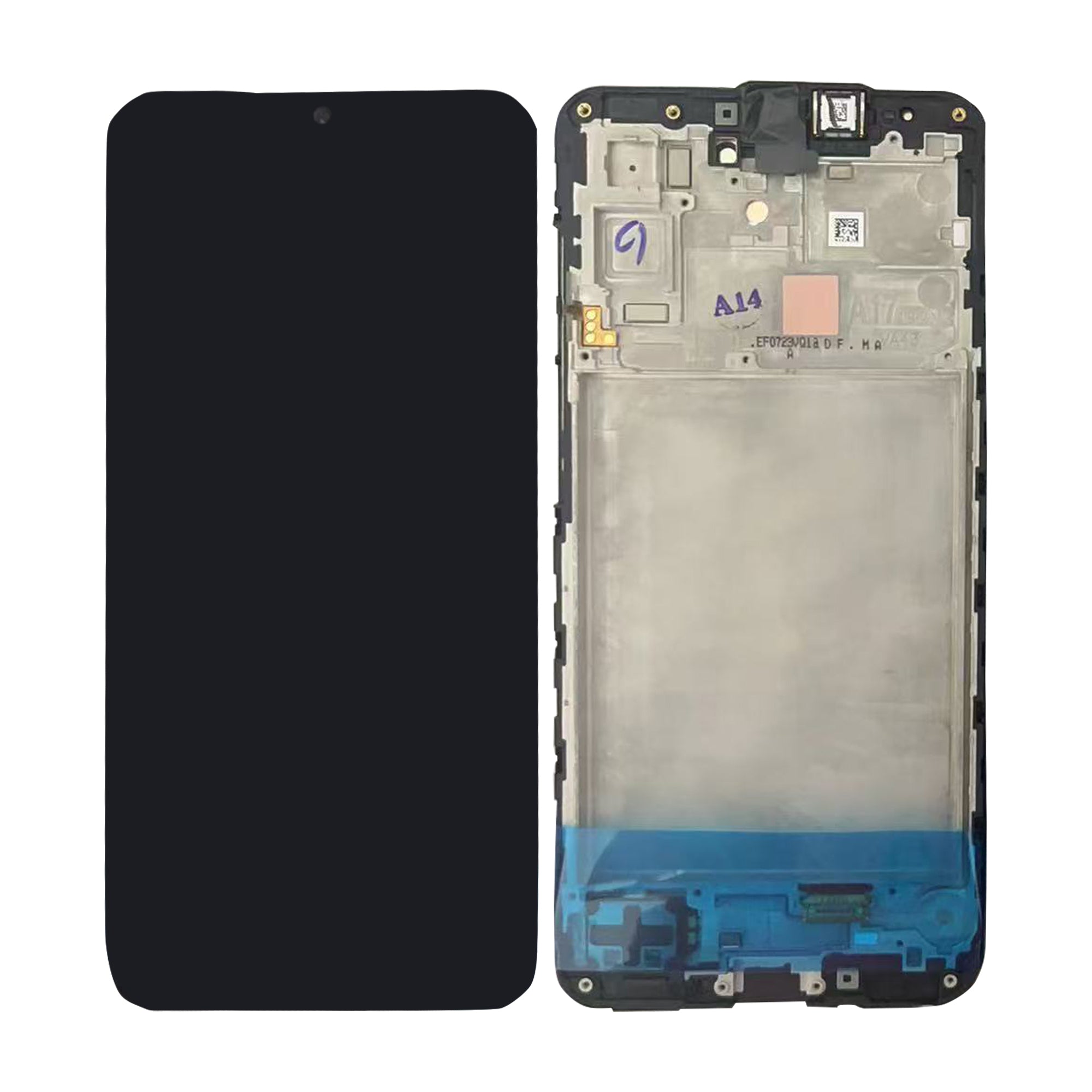 Samsung Galaxy A17 5G A176B Display en digitizer met frame zwart servicepakket