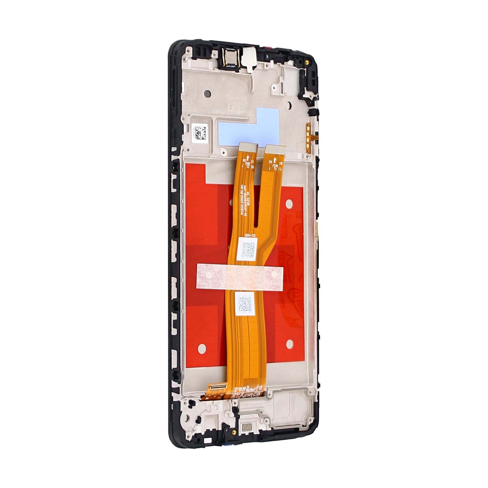 Samsung Galaxy A07 4G A075F Beeldscherm en Digitizer met Frame Grijs Service Pack