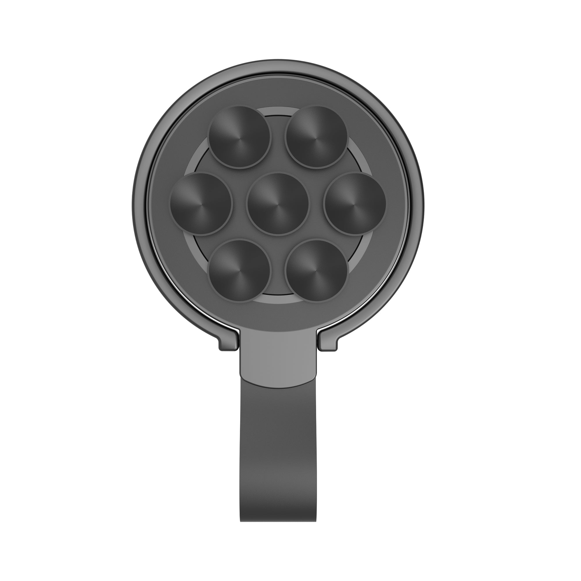 Rixus RXPH60B siliconen magnetische ringhouder zwart