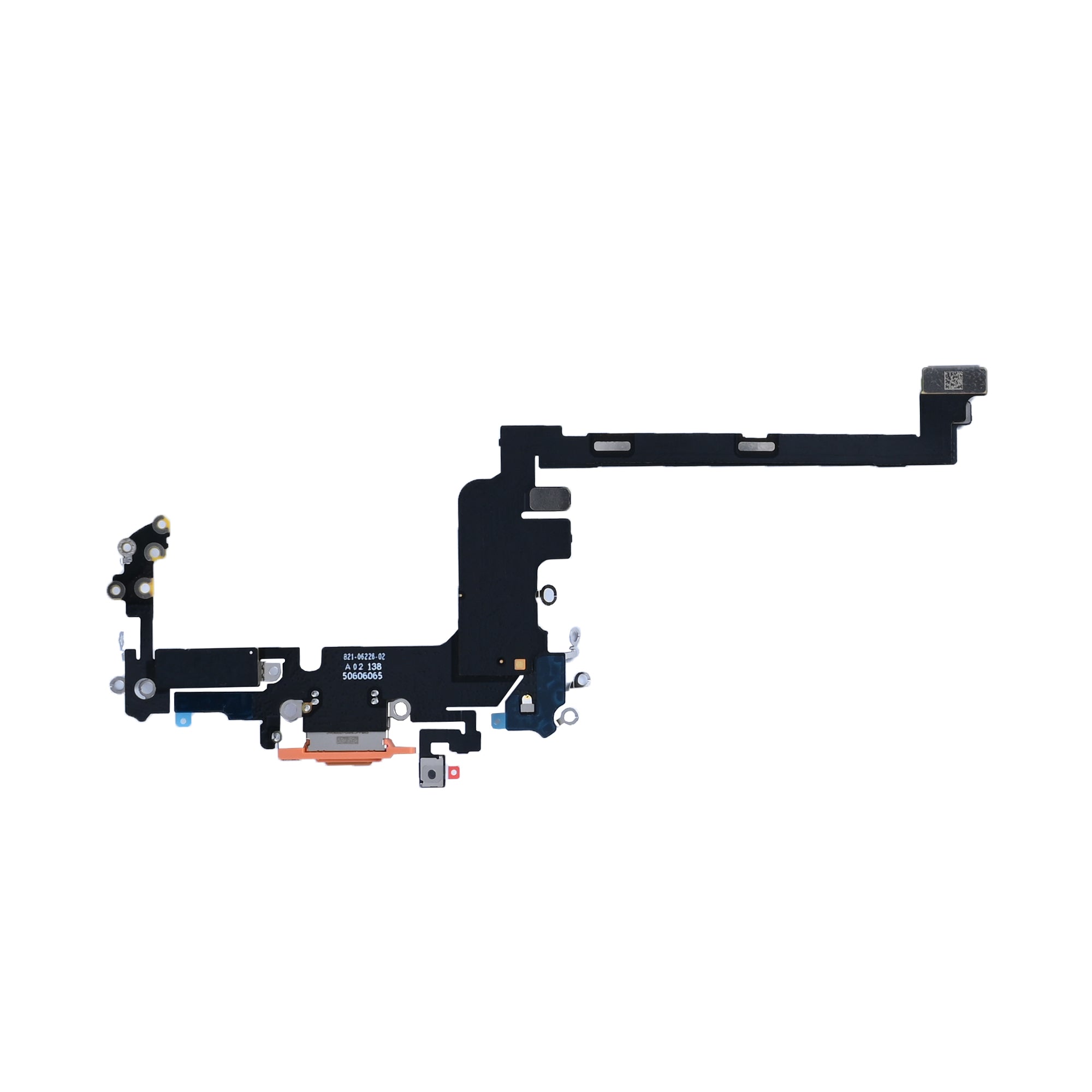 For Apple iPhone 17 Pro Systeem Opladen Flex Kosmisch Oranje Getrokken