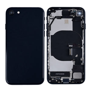 For Apple SE (2022) Behuizing met kleine onderdelen Midnight OEM