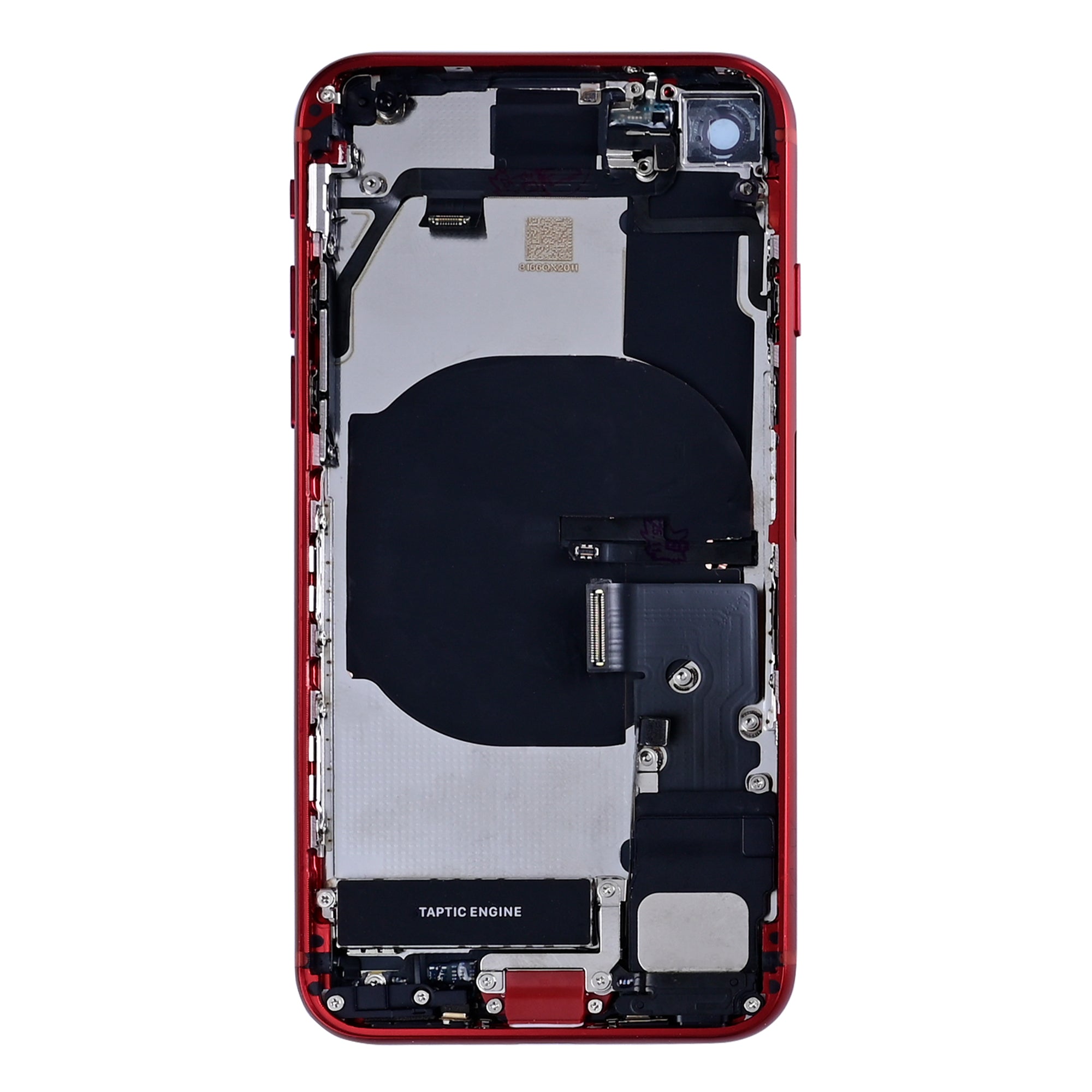 For Apple SE (2022) Behuizing met kleine onderdelen Rood OEM