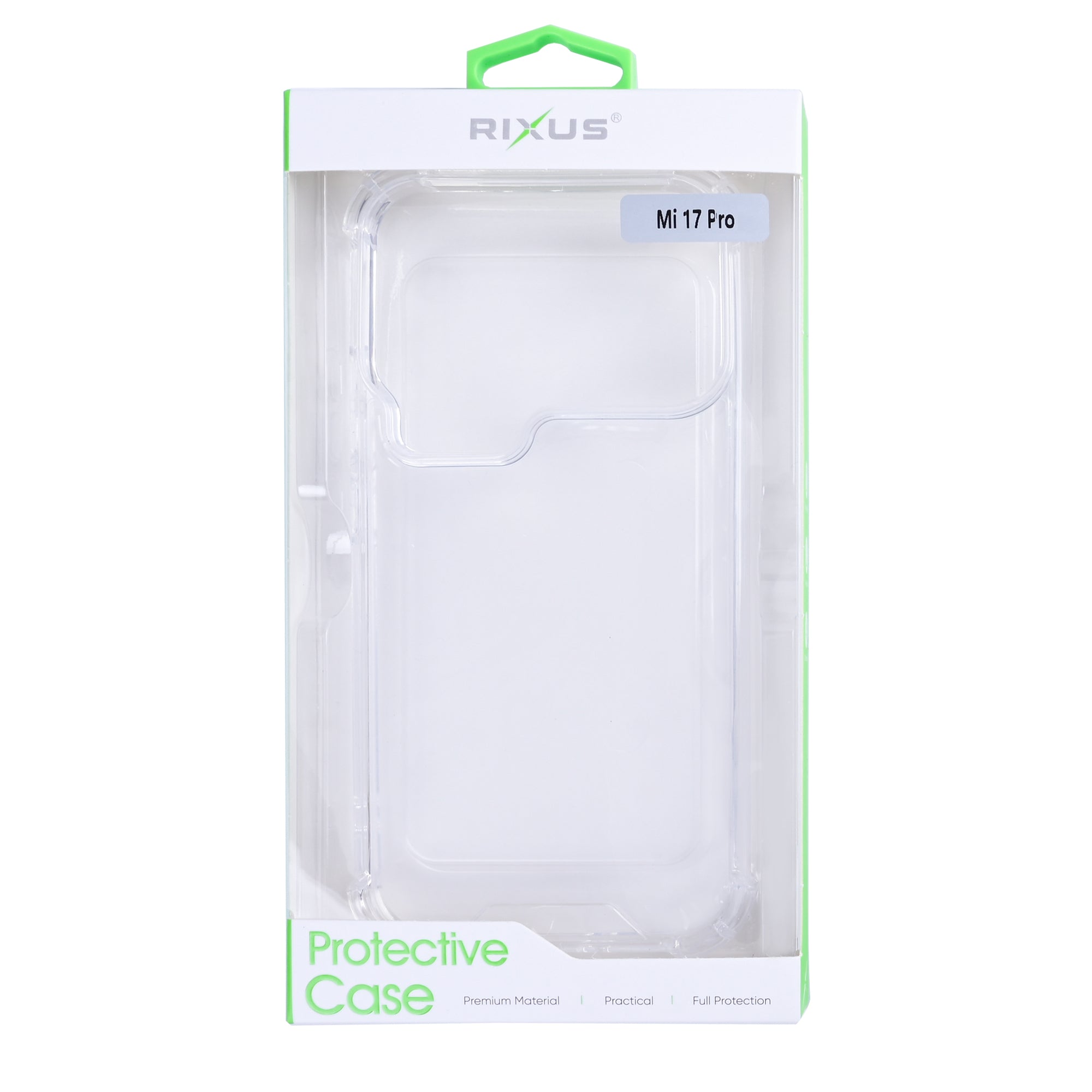 Rixus Anti-Burst Case voor Xiaomi 17 Pro Transparant