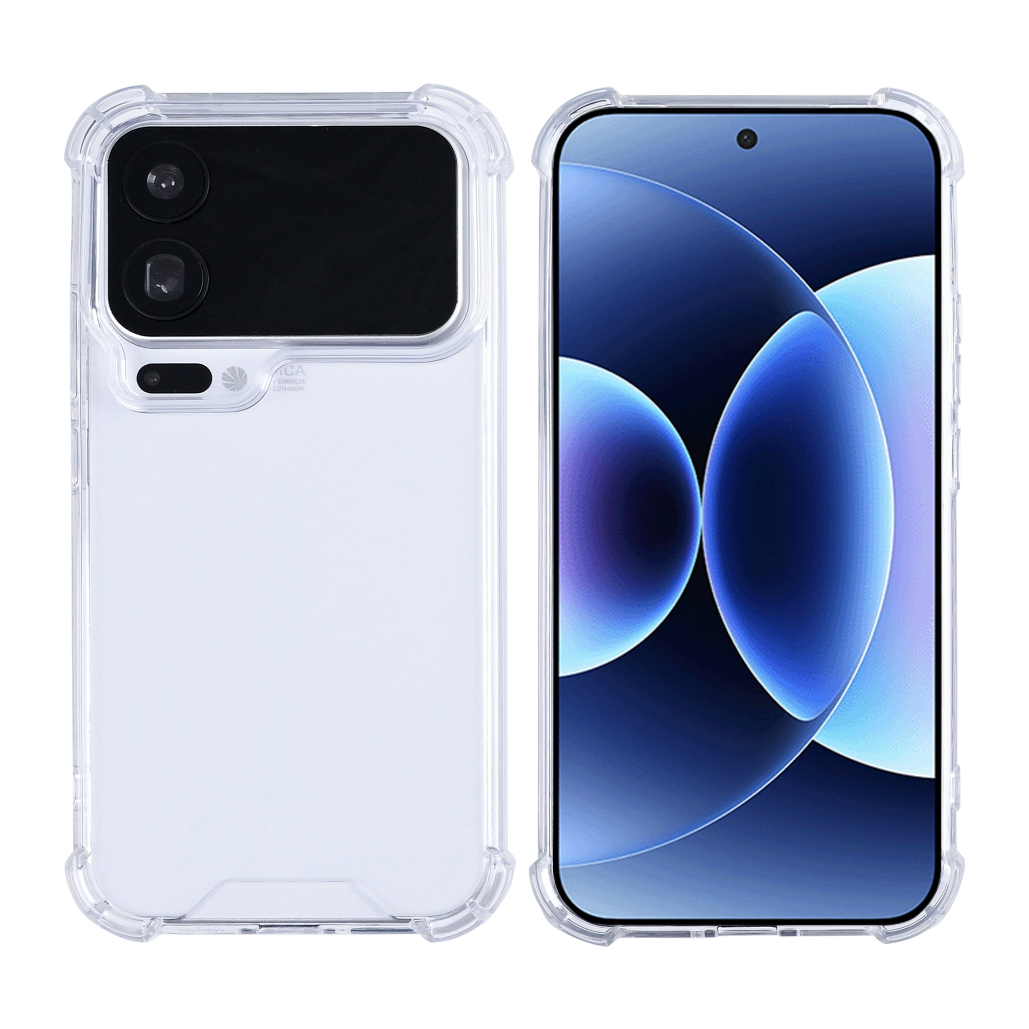 Rixus Anti-Burst Case voor Xiaomi 17 Pro Max Transparant