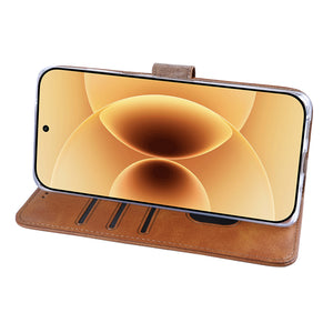 Rixus boekenkast voor Xiaomi 17 lichtbruin