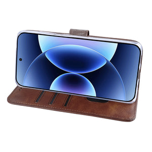 Rixus boekenkast voor Xiaomi 17 Pro Max bruin