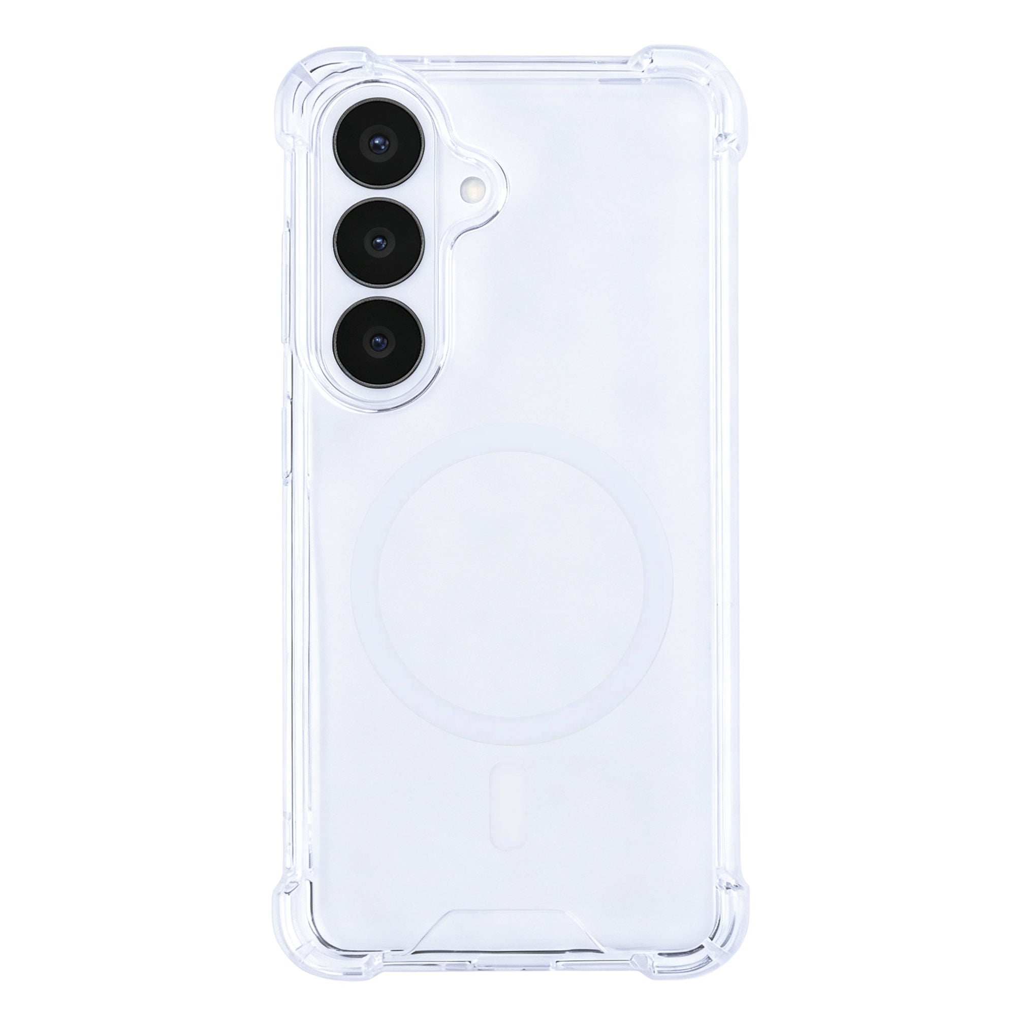 Rixus Anti-Burst Case With MagSafe Compatible For Samsung Galaxy S26 Transparent