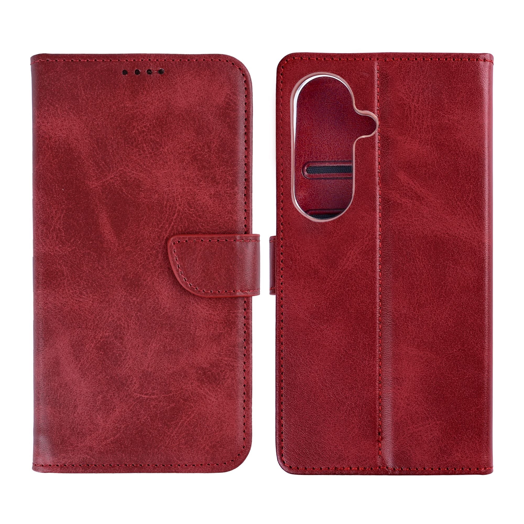 Rixus boekenkast voor Samsung Galaxy S26 donkerrood