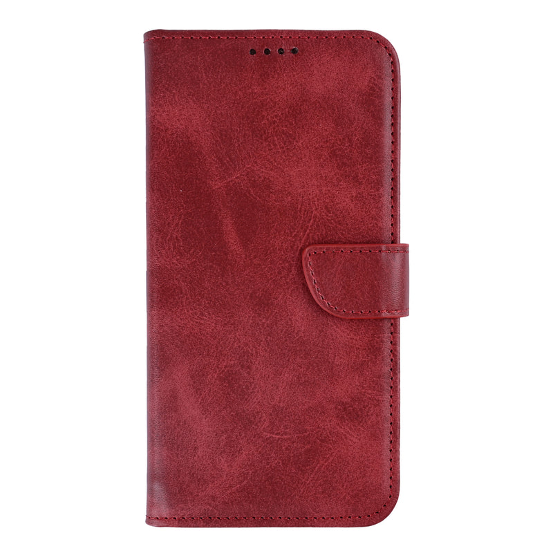 Rixus boekenkast voor Samsung Galaxy S26 Ultra donkerrood