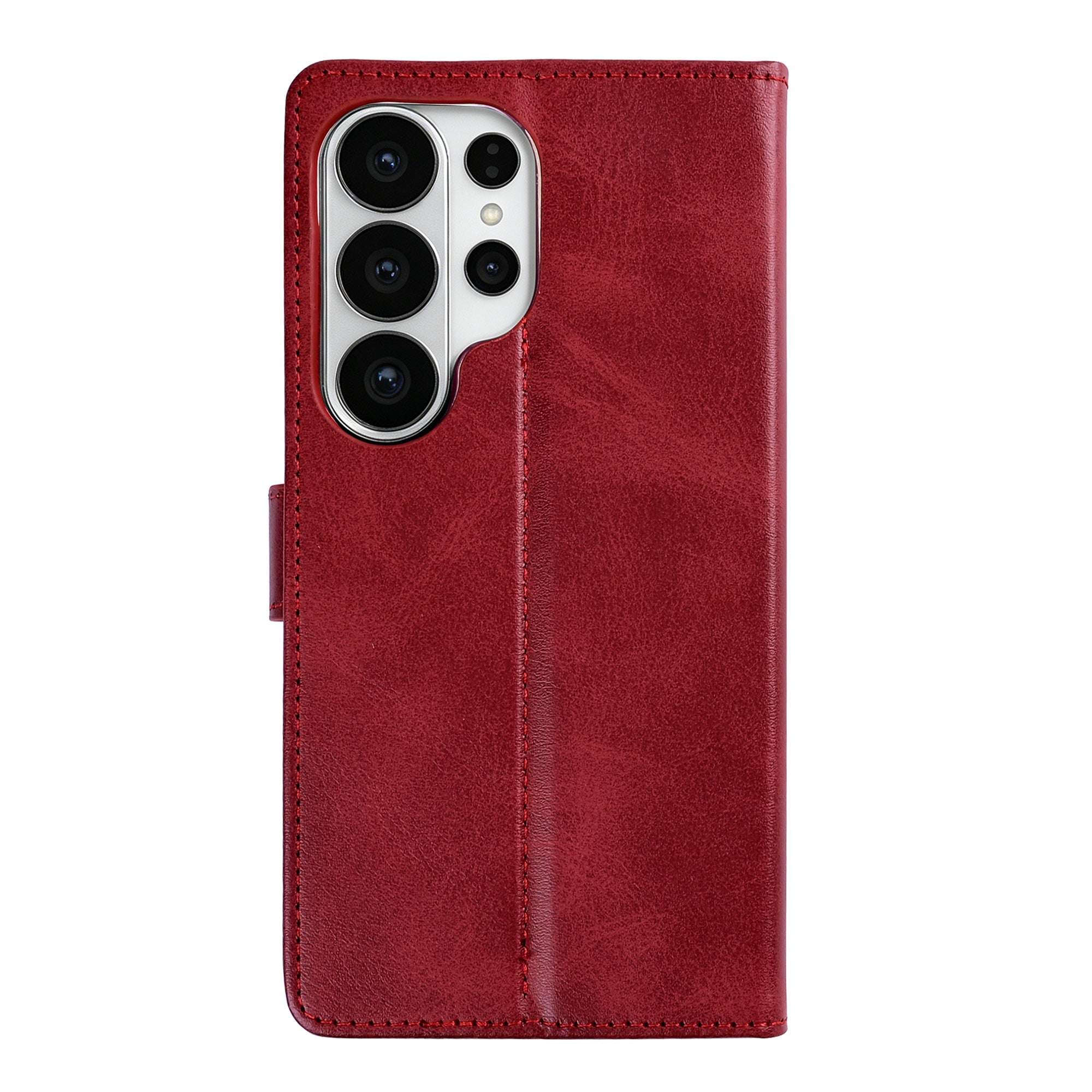 Rixus boekenkast voor Samsung Galaxy S26 Ultra donkerrood