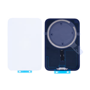 For Apple 17 Pro achterglas zonder NFC zilver compatibel