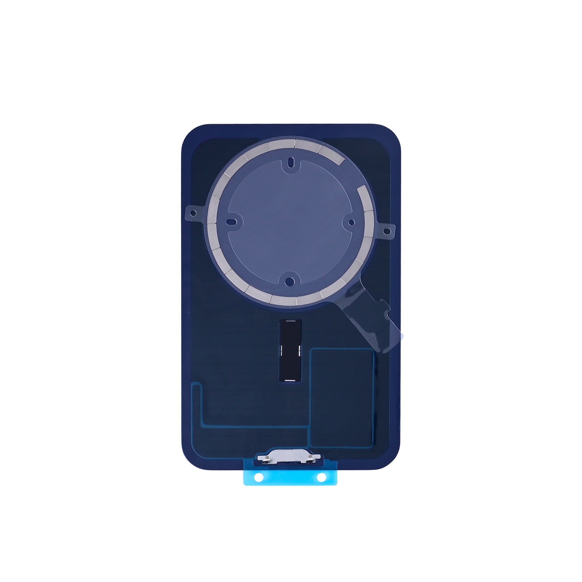 For Apple 17 Pro Max achterglas zonder NFC zilver compatibel