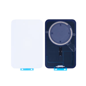 For Apple 17 Pro Max achterglas zonder NFC zilver compatibel