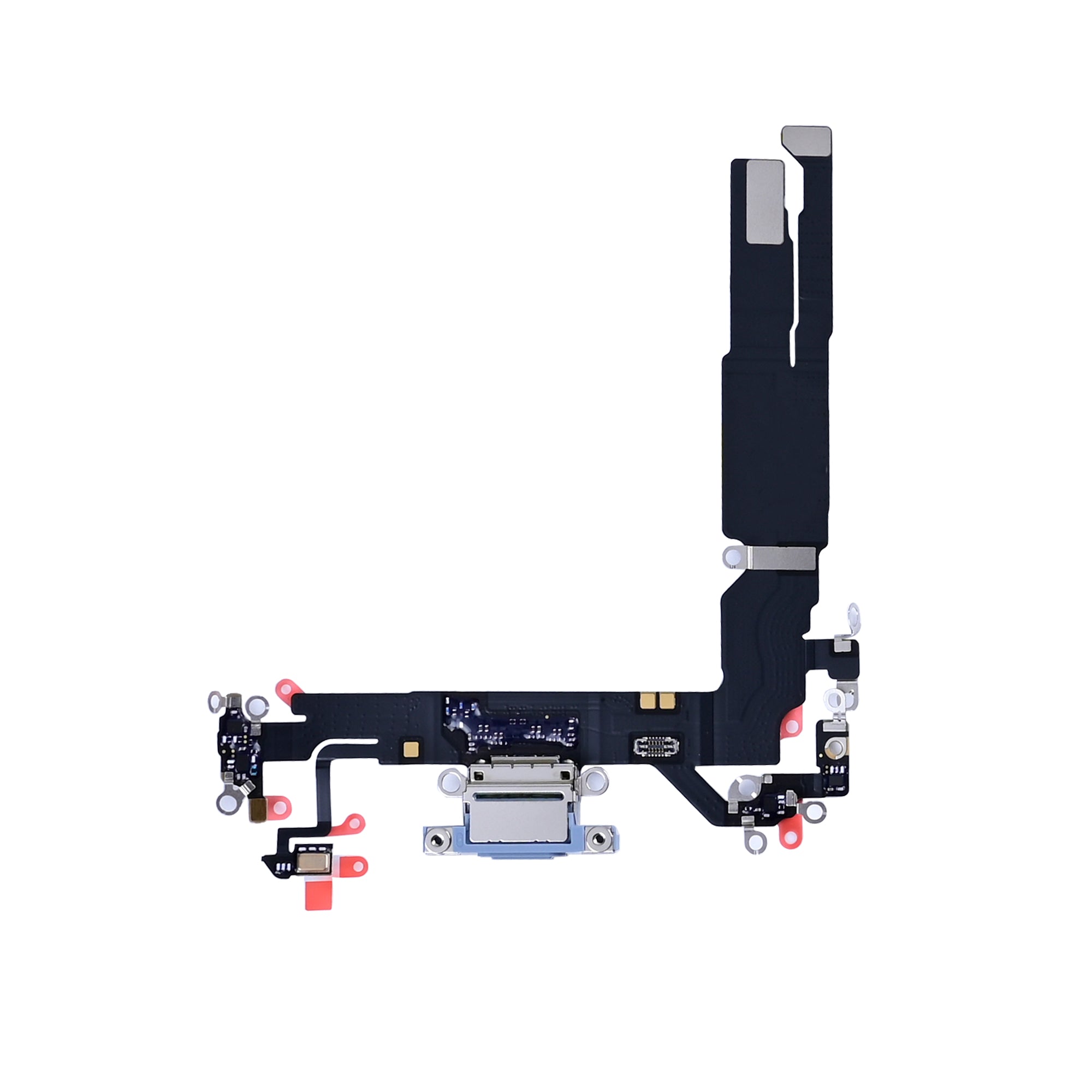 For Apple 17 Systeem Opladen Flex Mist Blue Getrokken