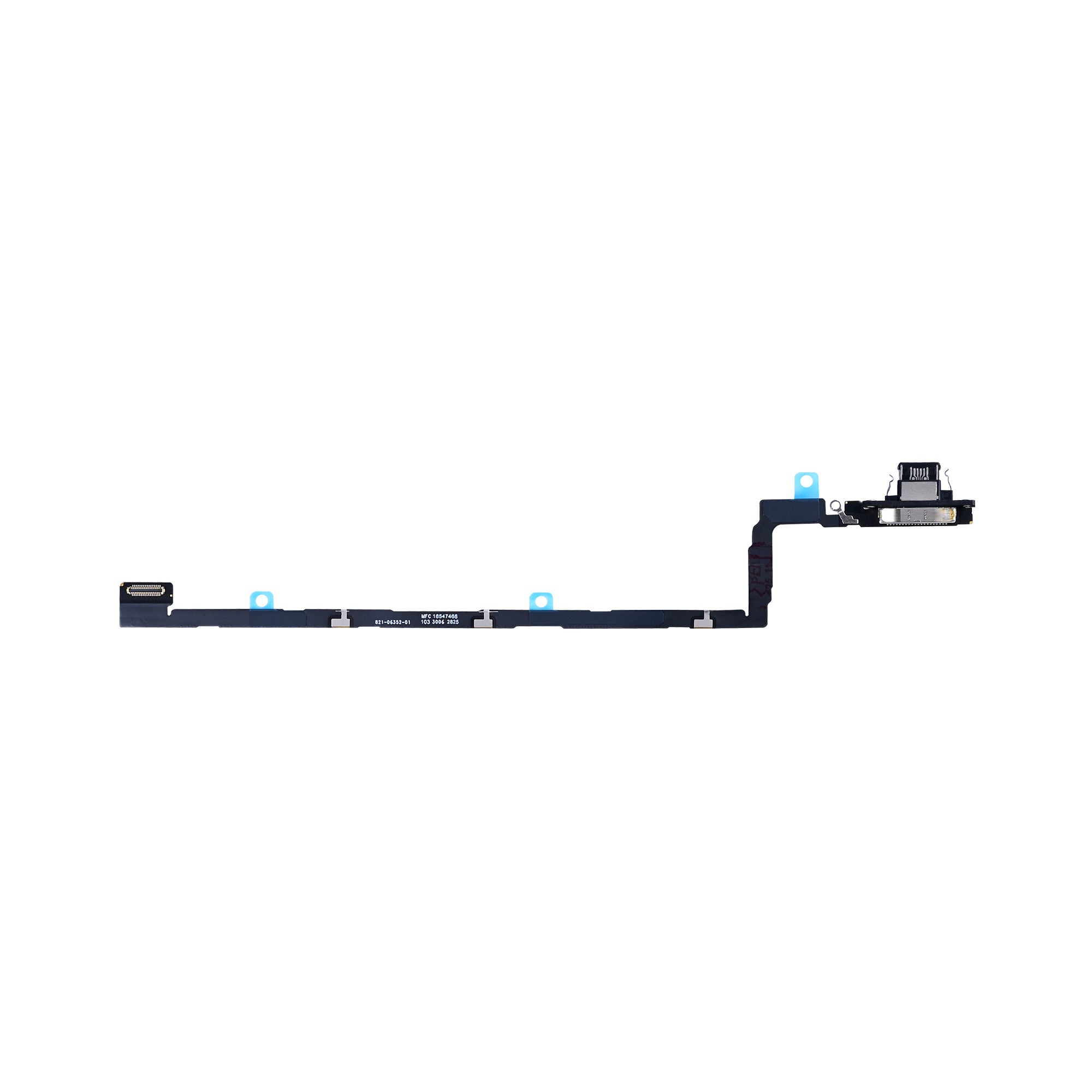 For Apple iPhone 17 Air System Opladen Flex Ruimte Zwart Getrokken