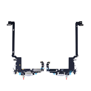 For Apple iPhone 17 Pro Max Systeem Opladen Flex Zilver Getrokken