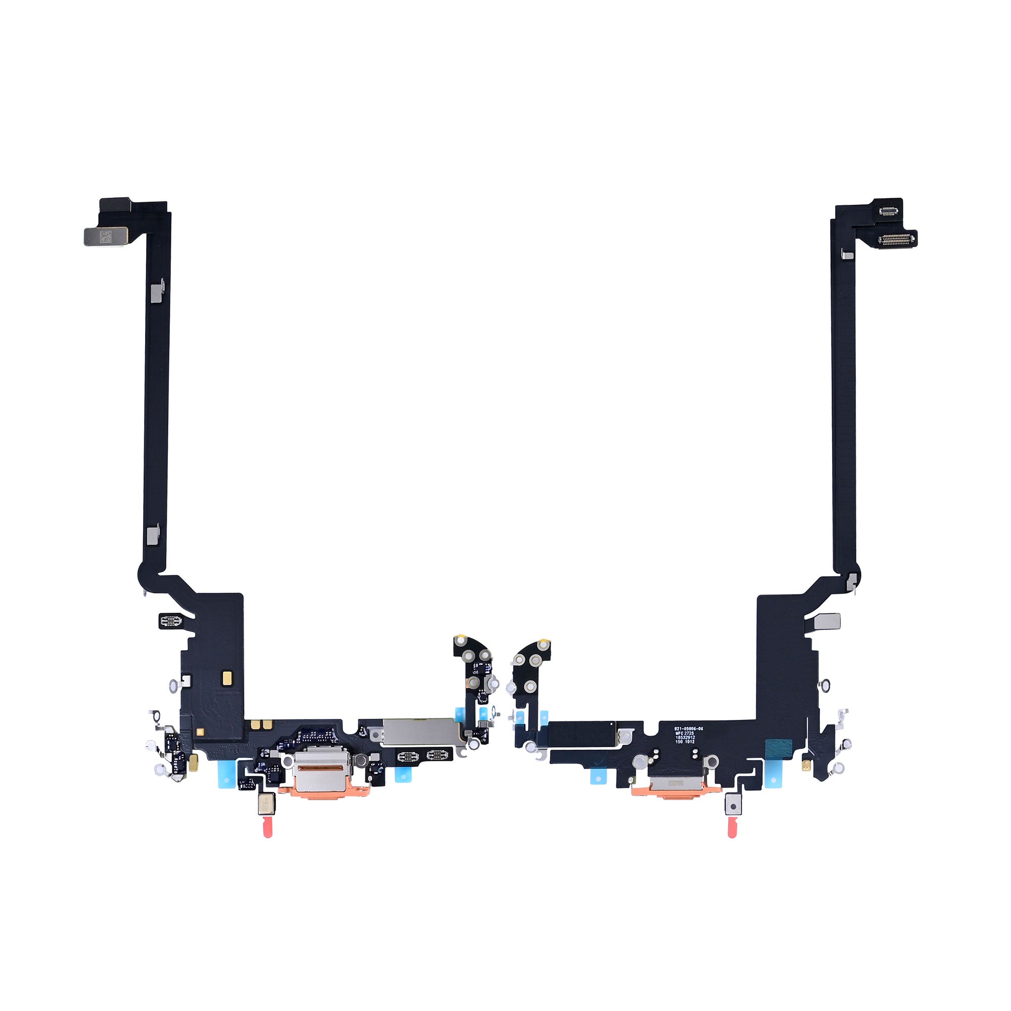 For Apple iPhone 17 Pro Max Systeem Opladen Flex Kosmisch Oranje Getrokken