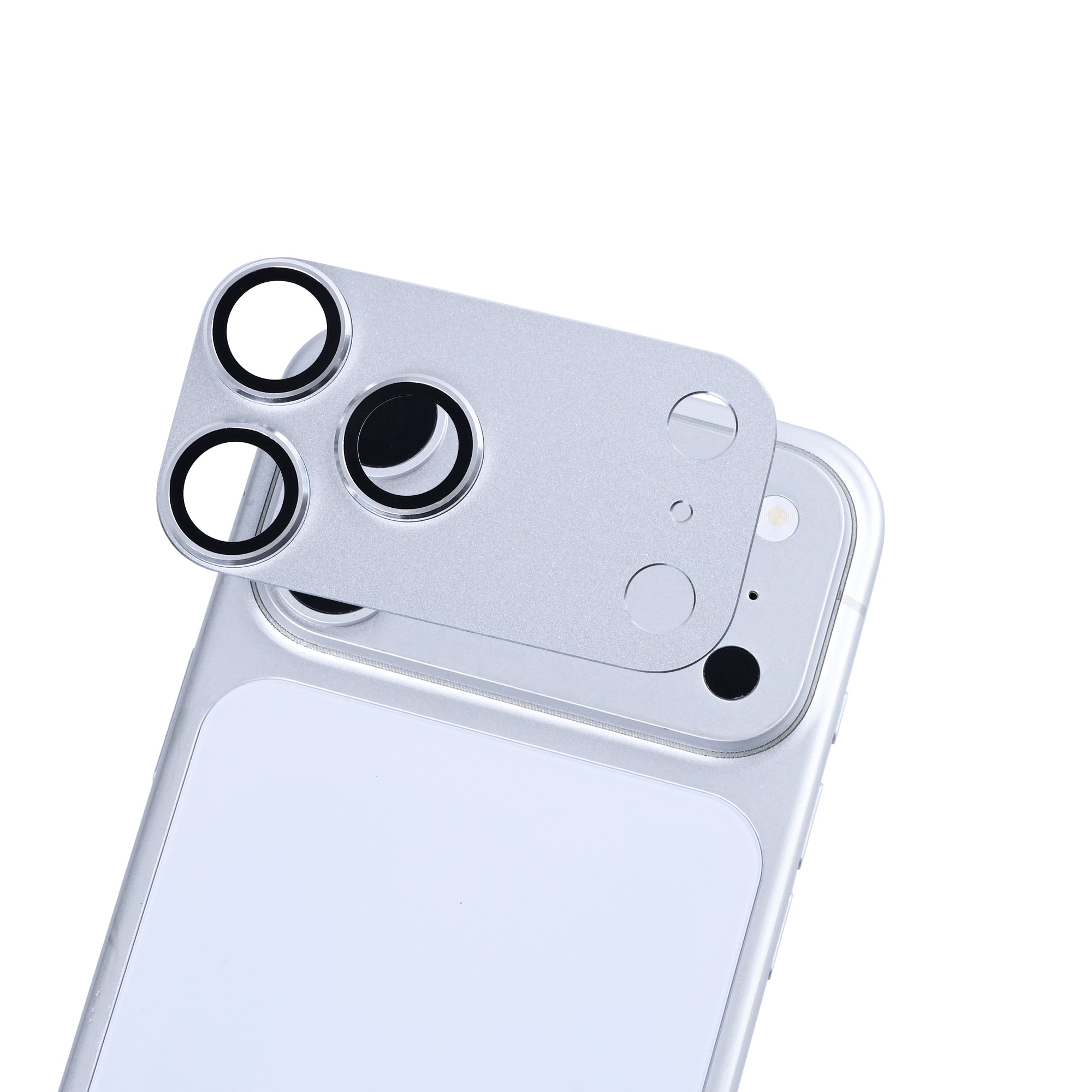 Rixus Ultra Clear camerabescherming For Apple 17 Pro Max zilver