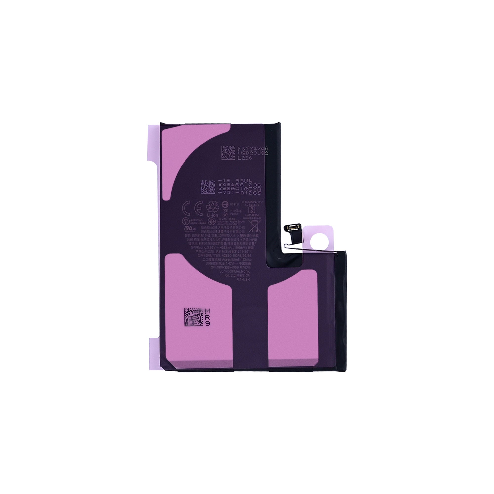 For Apple 14 Pro Max Batterij Origineel Bulk