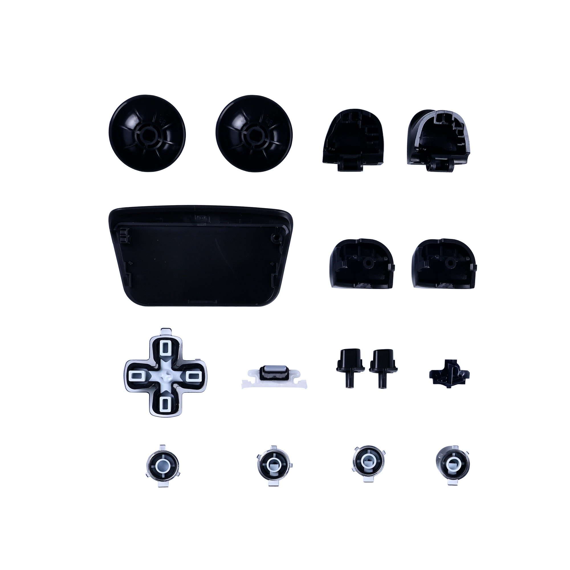 For PlayStation 5 Controller Button Sets Midnight Black (16pcs) OEM