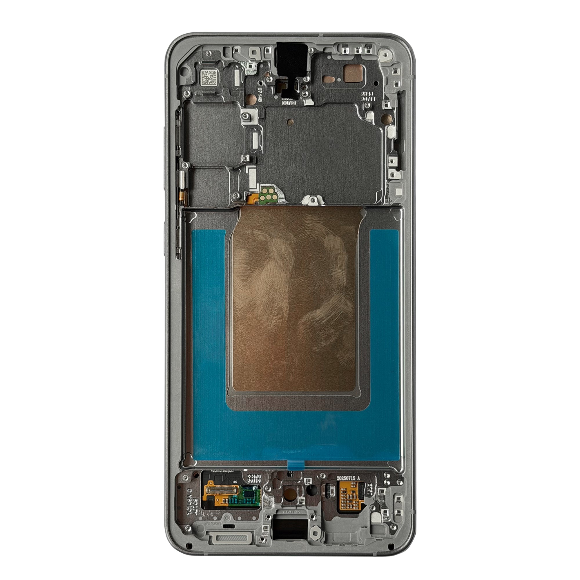 Samsung Galaxy S25 FE S731B Display en digitizer met frame Jet Black, vooraf gemonteerd