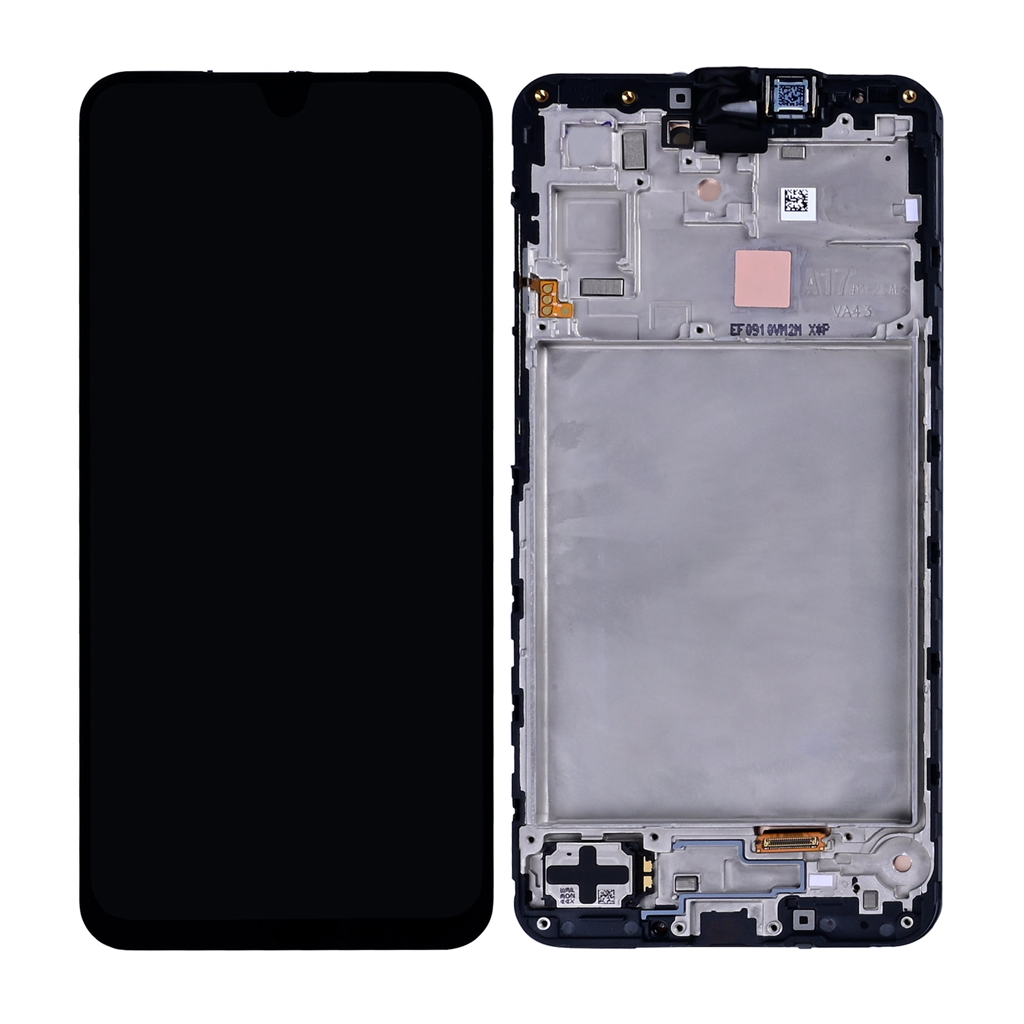 Samsung Galaxy A17 4G A175F Display en digitizer met frame zwart servicepakket
