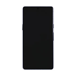 Google Pixel 7a-scherm en digitizer met frame, zwart, Soft-OLED