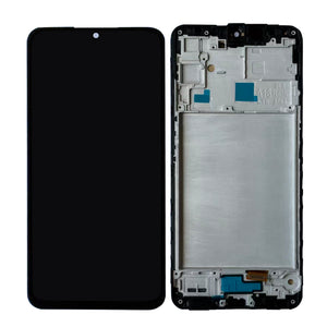 Samsung Galaxy A16 4G (EU) A165F Display en digitizer met frame Zwart Soft-OLED