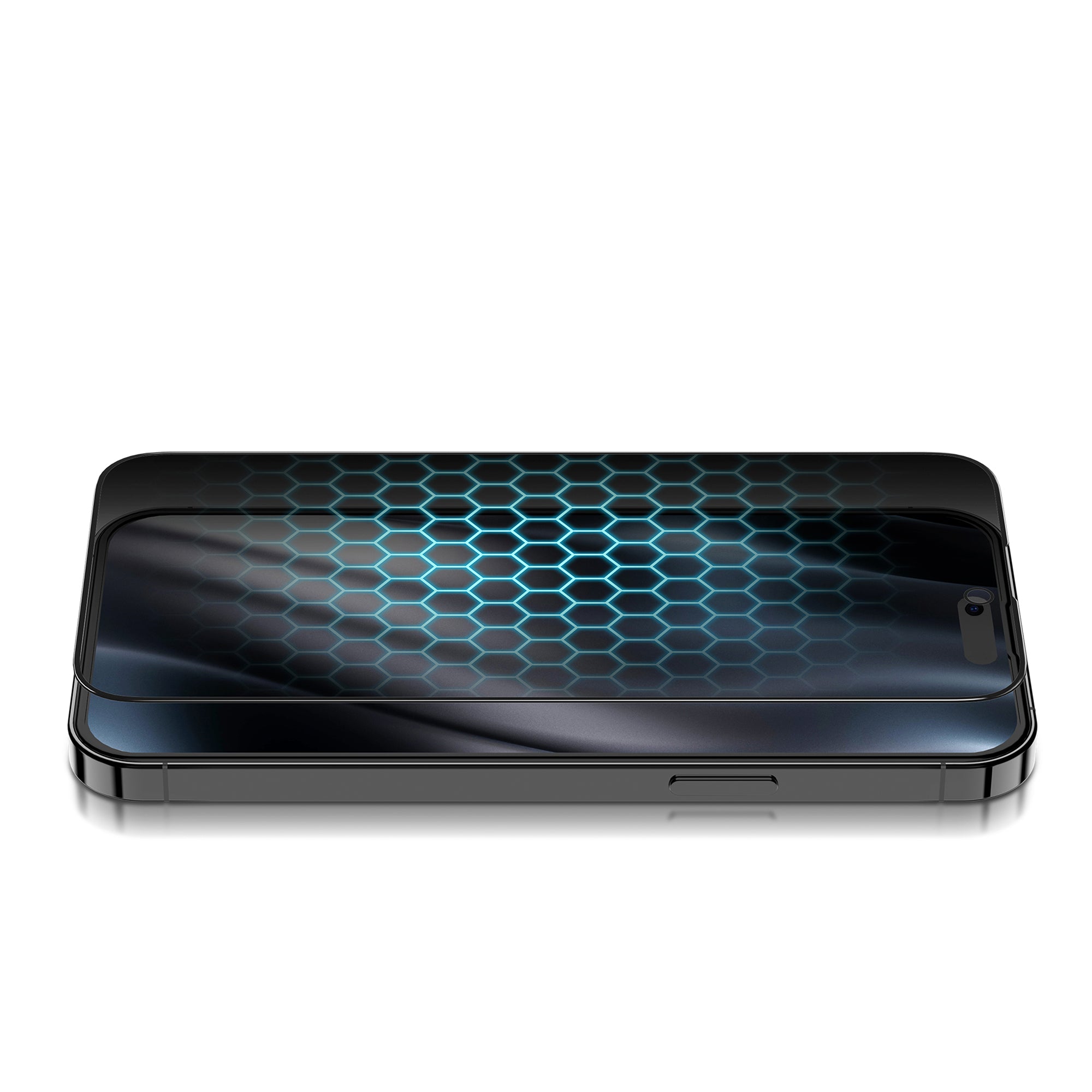 Rixus Privacy Tempered Glass With Fit Box For Apple iPhone 14 , 13, 13 Pro, 16e, 17e