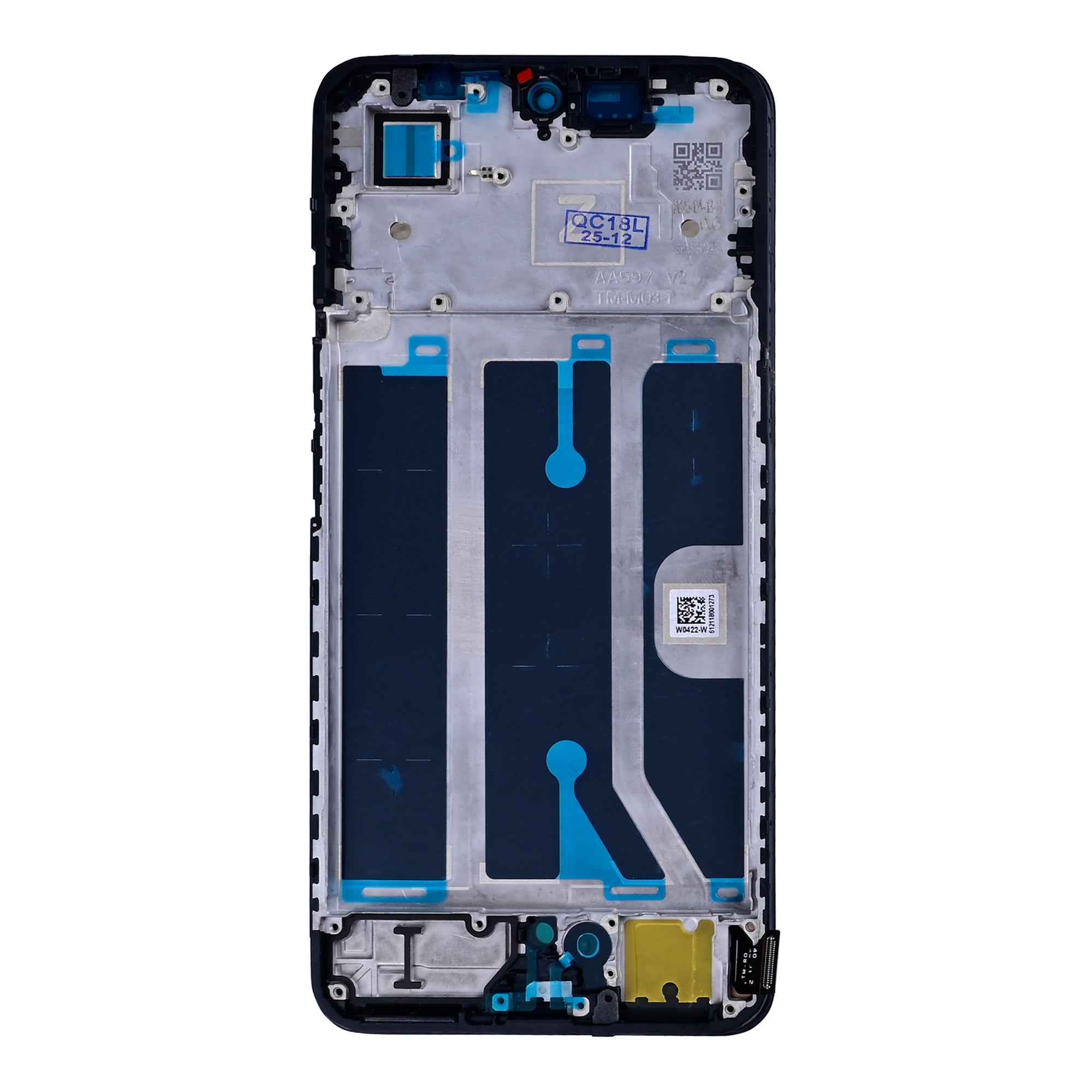 OnePlus Nord CE5-scherm en digitizer met frame, zwart OEM
