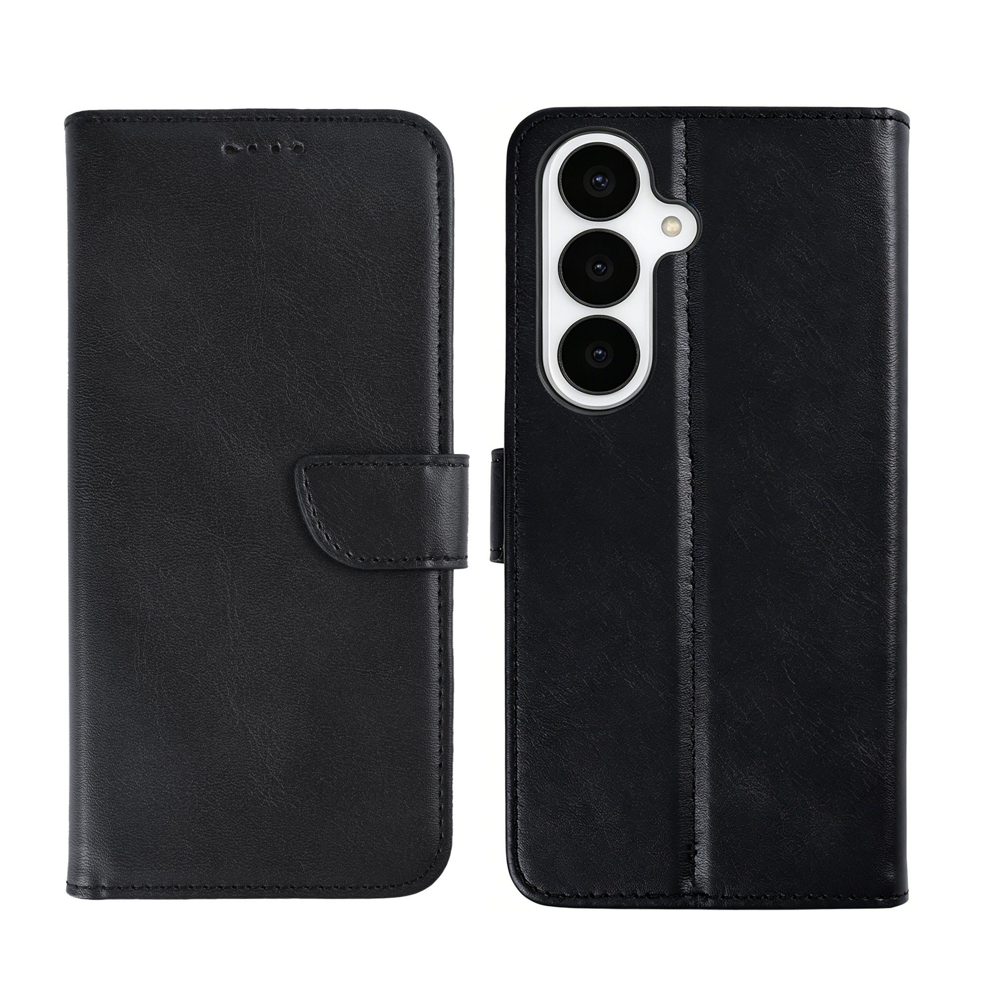 Rixus boekenkast voor Samsung Galaxy S26 Plus zwart