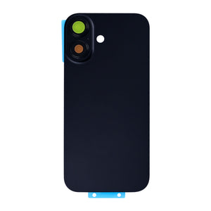 For Apple 17 achterglas zonder NFC, vergroot cameraframe zwart compatibel